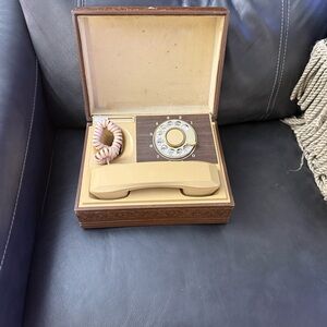 Vintage Rotary Dial Telephone in Box